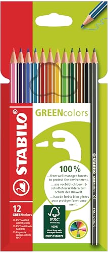Lápices de colores ecológicos STABILO pack 12 miniatura 1