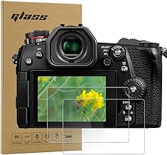 Tempered Glass Screen Protector for Panasonic Lumix DC-G9 G8 G7 G7 Mark II/DMC-GX7 Mark II GX7 III / GX9 GX8 LX10 LX9 FZ300 FZH1 / Ricoh GR III (2 Pack)