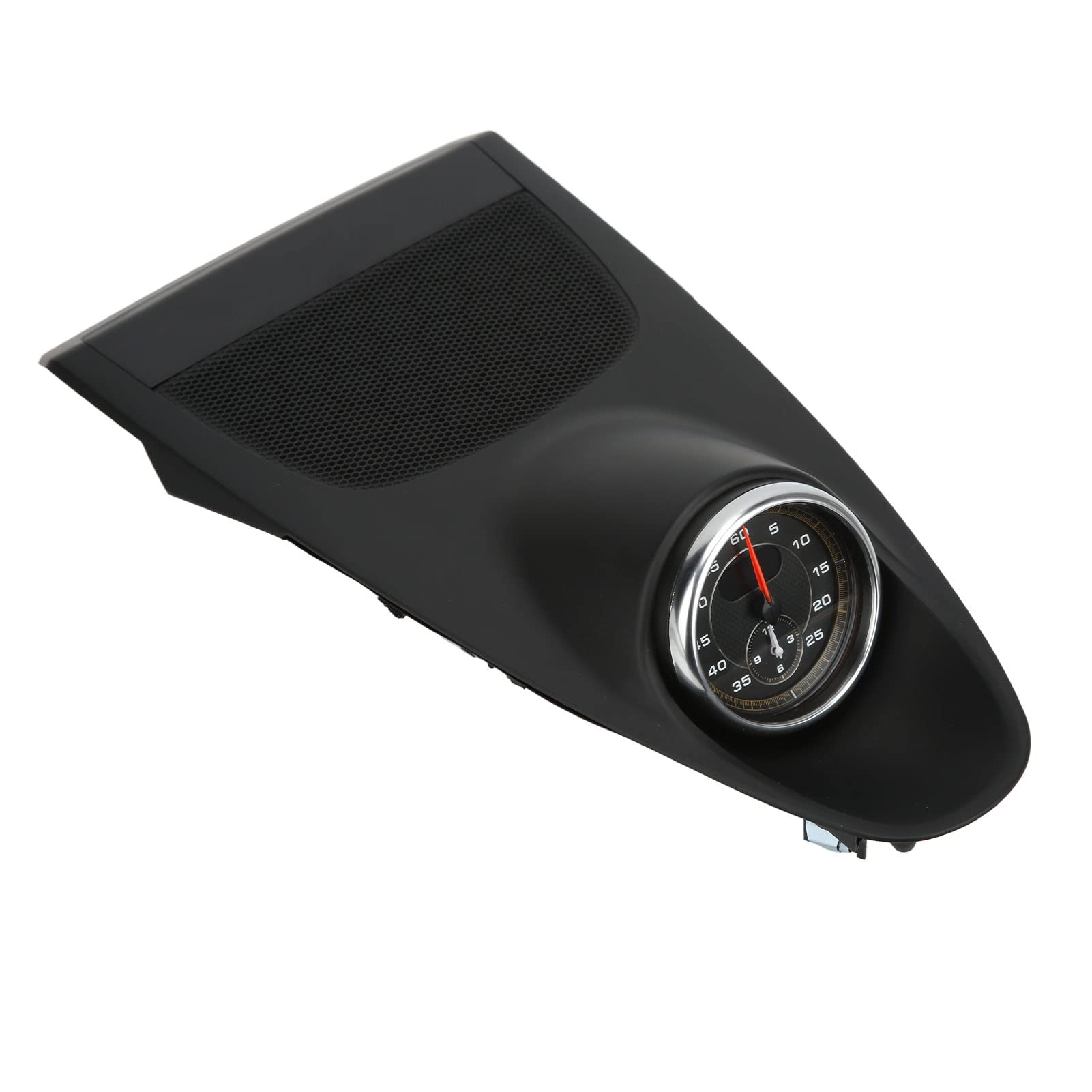 Fournyaa Car Dashboard Clock, Luxury Dashboard Clock Cover Black ABS 982 858 189 E5Q0 Vehicle Interior Decoration Black stopwatch