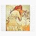 TTbaoz Puzzles 1000 Pieza - HD. Summer   by Alphonse Mucha (1896) Alta definición - Rompecabezas de Papel Rompecabezas Educativo Juguetes Regalo para Adultos y niños Desafío