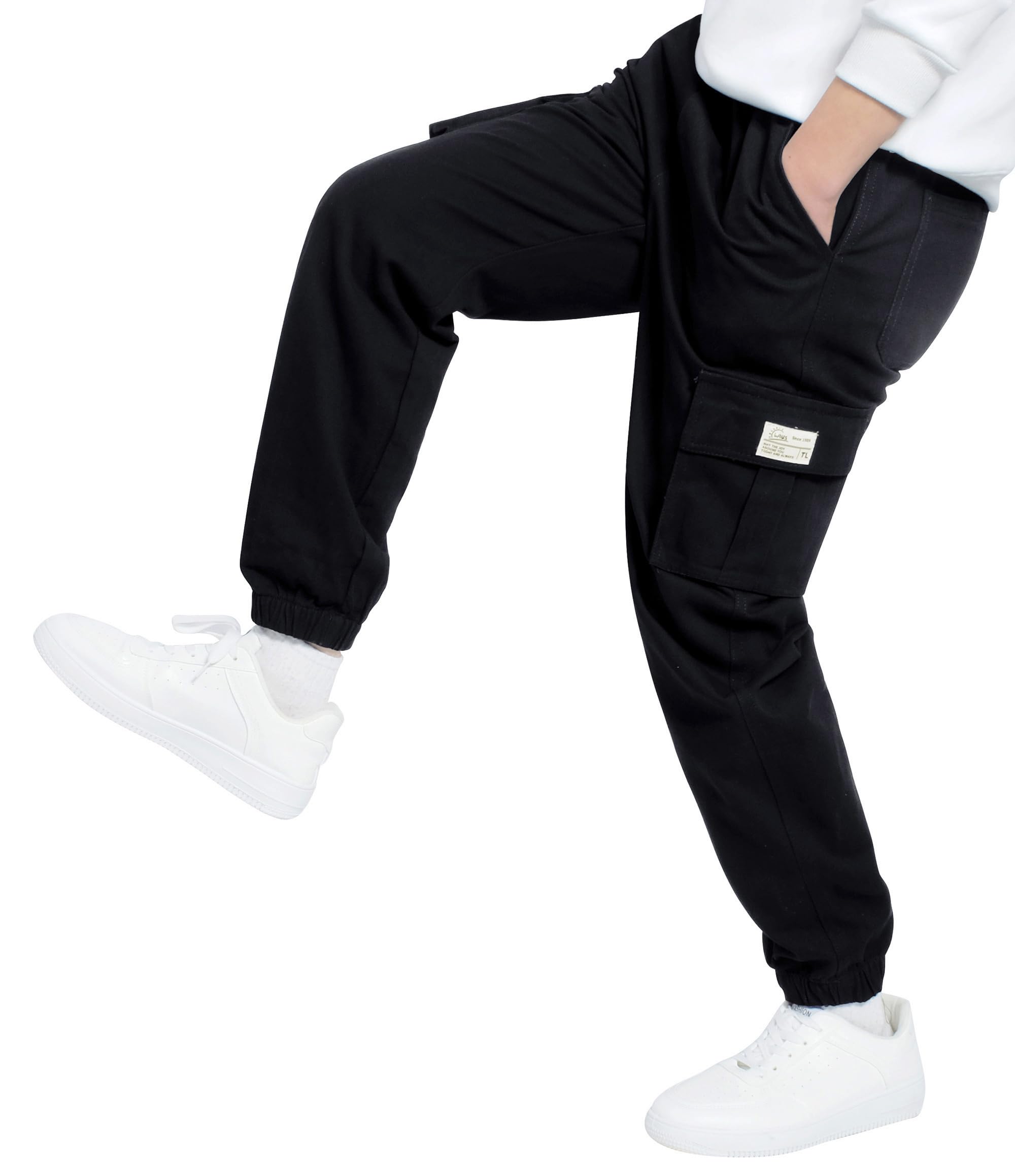 Pantalones Cargo para Niños Pantalon Jogger 4-15 Años