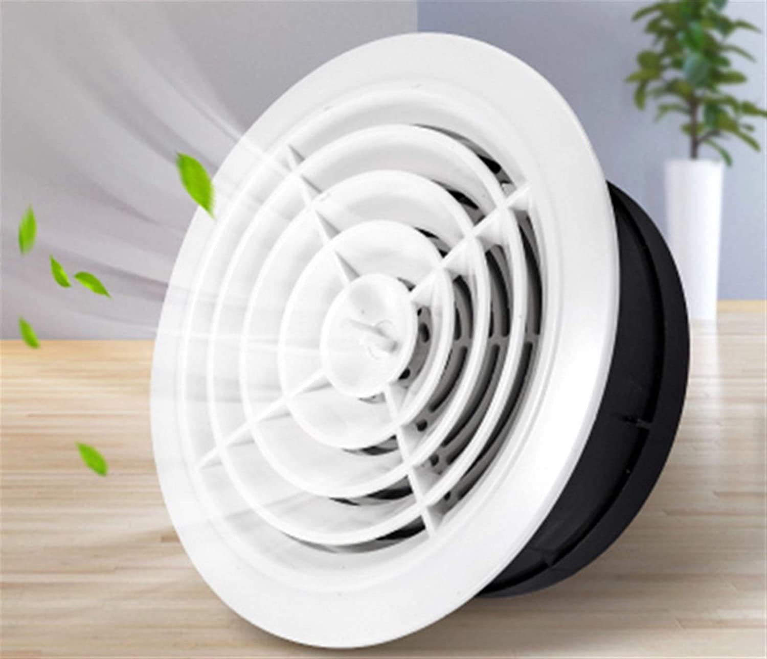 Dhetye B Ventilation Grille Air Vents Grille,Ventilation Opening Grille,Vention System, Air Outlet Louver Central(,Dia.100mm)