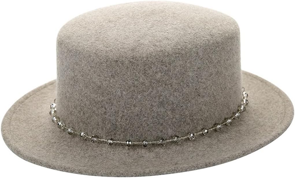 Autumn-Winter Women's Multicolor Wool Felt Hat French Top Halloween Jazz