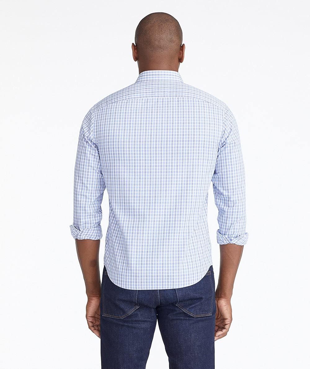 UNTUCKit Wrinkle-Free Long Sleeve Patterned Color Button Down Dress Shirt