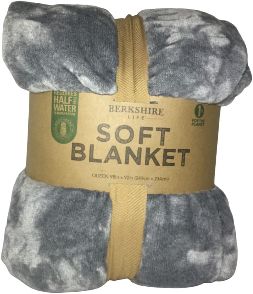 Berkshire Life EcoSoft Queen Blanket Gray Home & Kitchen