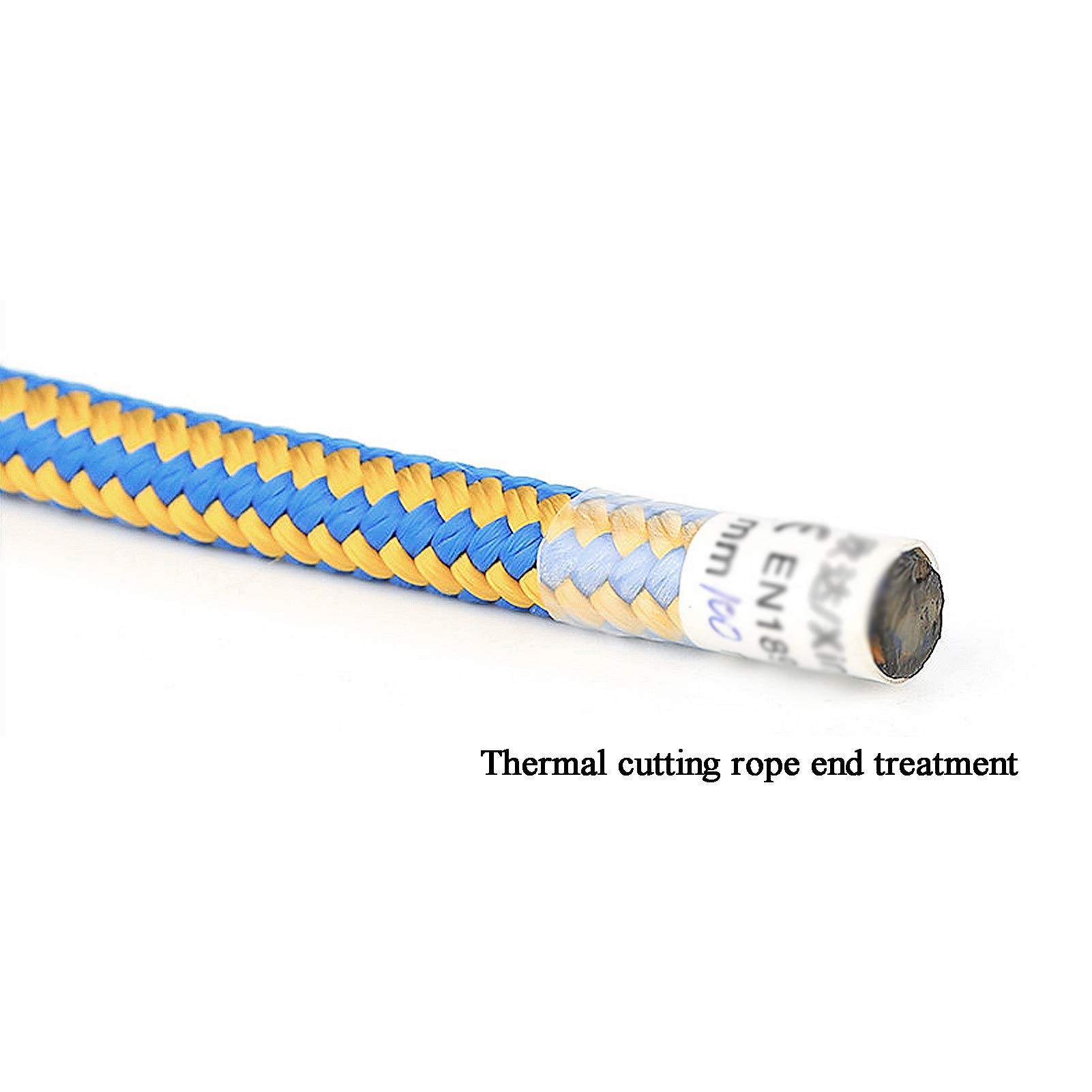 Cuerda de Nailon de Alta Resistencia, Cuerda estática de 11,5 mm for máquinas de Trabajos aéreos de Exterior, 3200 kg, 10-60 Metros