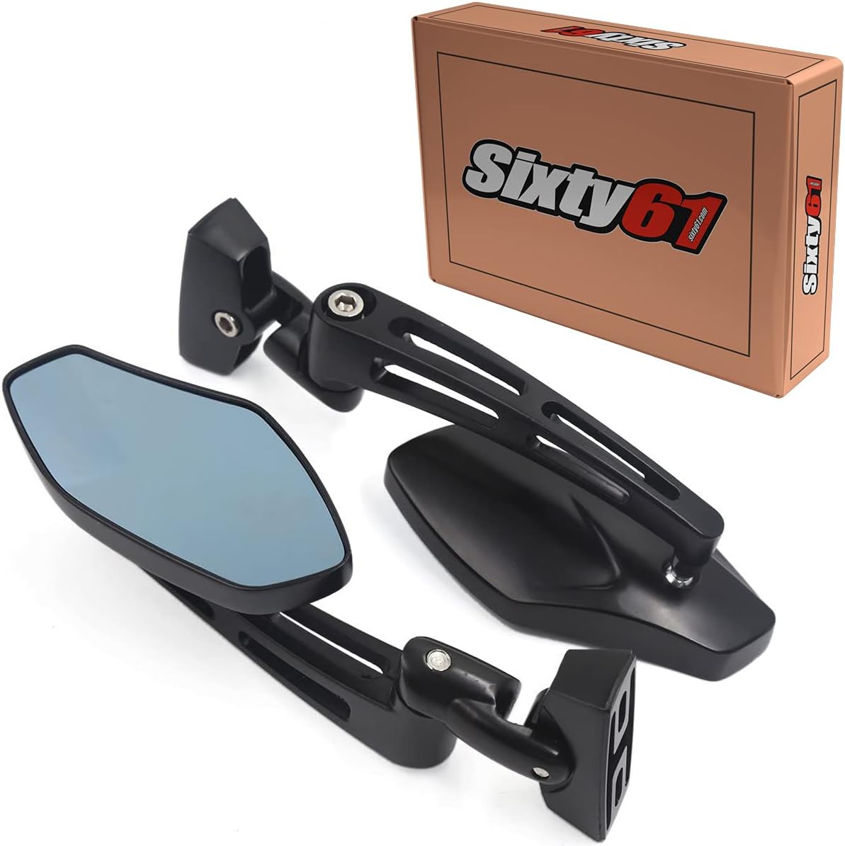 Black Mirrors Compatible with Suzuki GSXR 750 1999-2026 Convex adjustable, GSXR750
