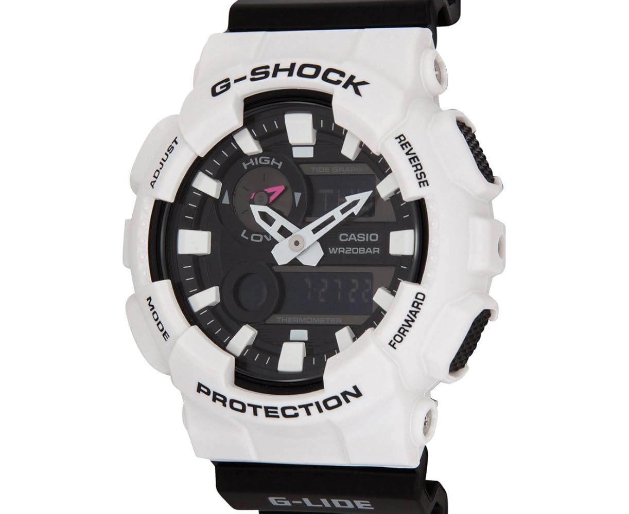 Casio G-Shock Analog-Digital White Dial Men's Watch - GAX