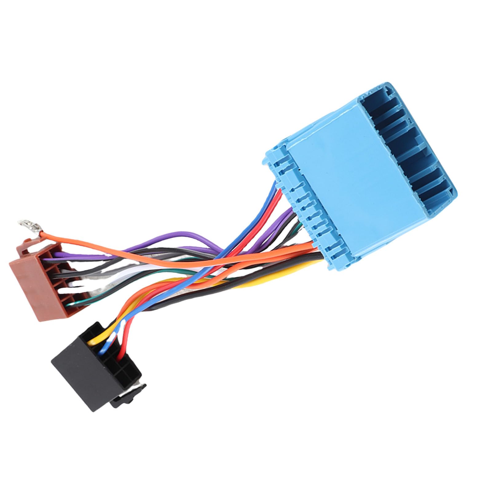 – Radio Wire Harness, ABS Plastic Stereo ISO Connector, Easy Installation for Car Audio Systems