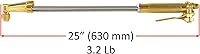 Vista 2 de SÜA Antorcha de corte recto resistente de 25 pulgadas con cabezal de 90° + reguladores + punta + pararrayos + manguera de 25 pies - compatible