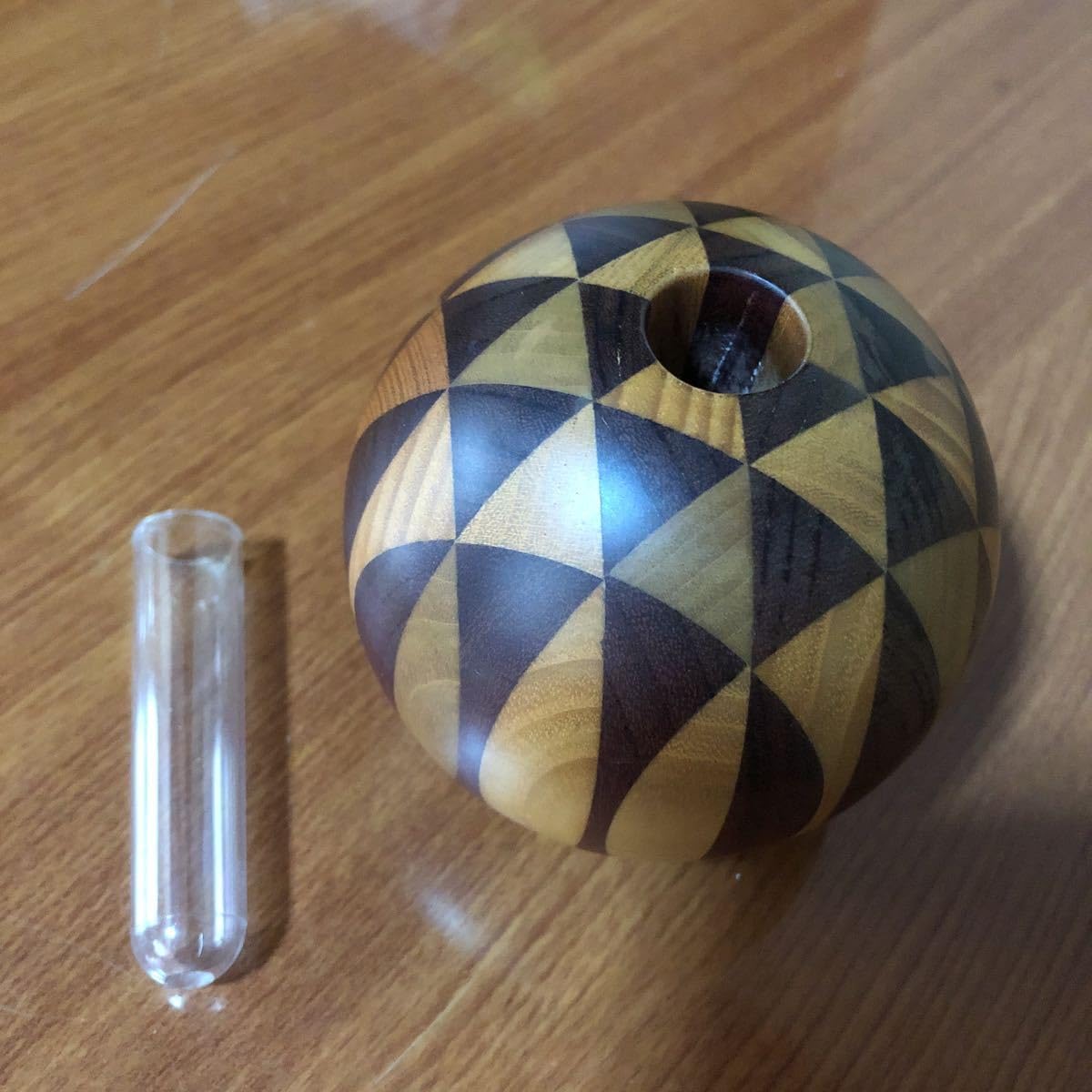 寄木細工 かなざし 金指勝悦 一輪挿し 花入れ 【公式通販】