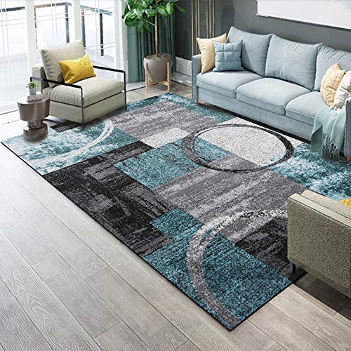 Tapis de chambre graffiti noir et vert antidérapant 80x120 cm pour espace enfant