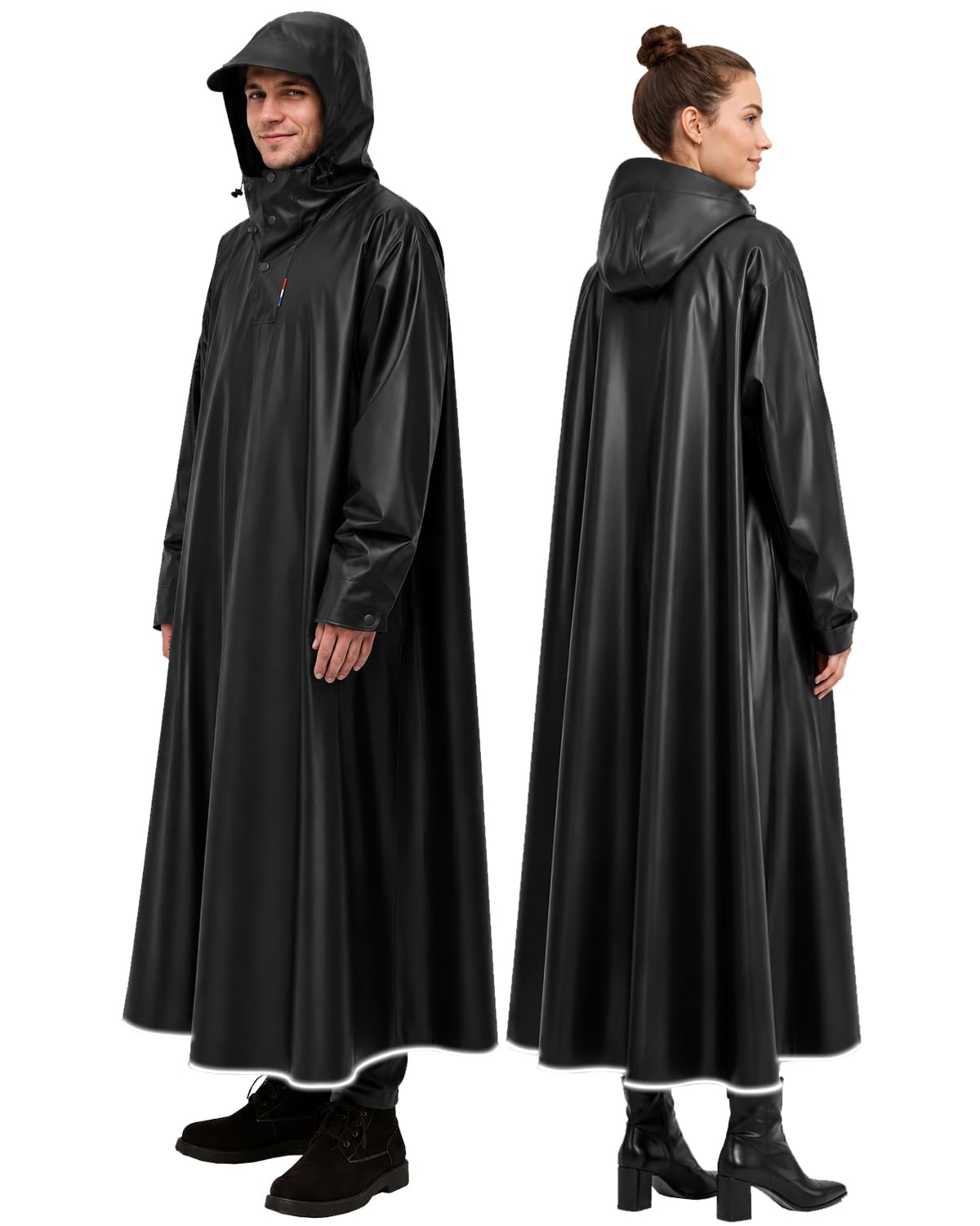 anycho Long Rain Coat for Women and Man-picture-50
