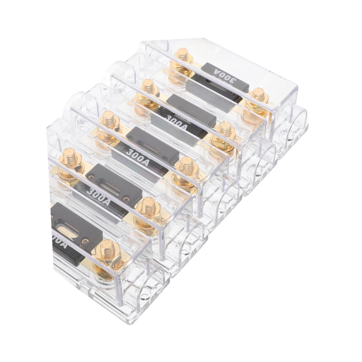 Zerodeko 5pcs Automotive Fuse Holder Box Cover for Car Audio Amplifier Compact Blade Fuse Replacement for Rvs Trucks and Boats