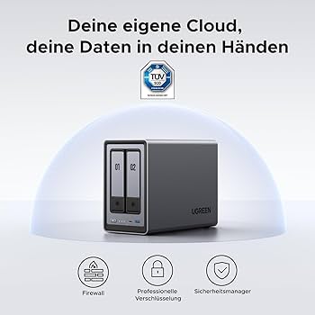 UGREEN NASync DXP2800 2-Bay NAS Server, Intel N100 Quad-Core, 8GB