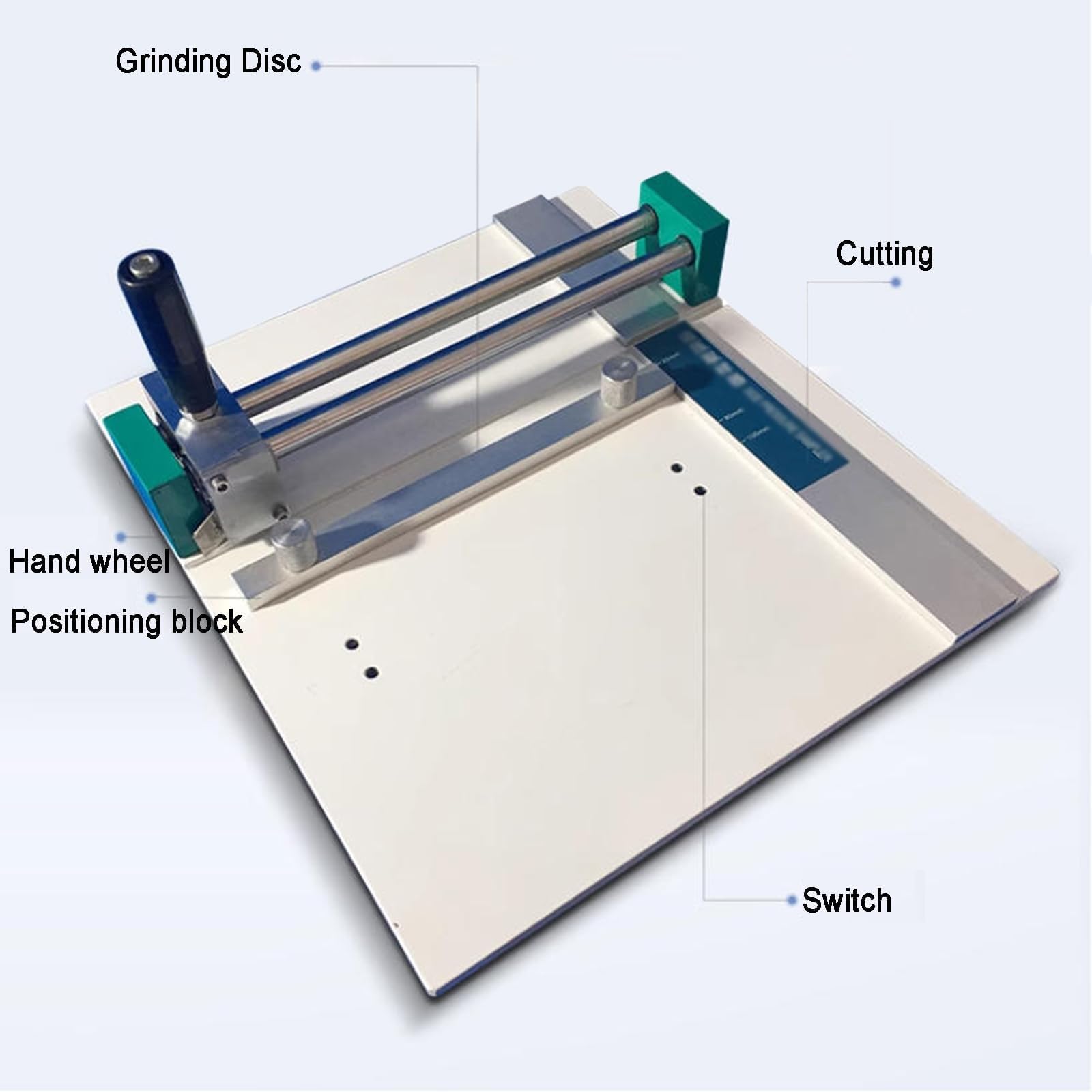 Taglierina manuale per campionamento del cartone, campionatore di pressione del bordo con lunghezza di 220 mm, regolabile per test su carta ondulata e cartone