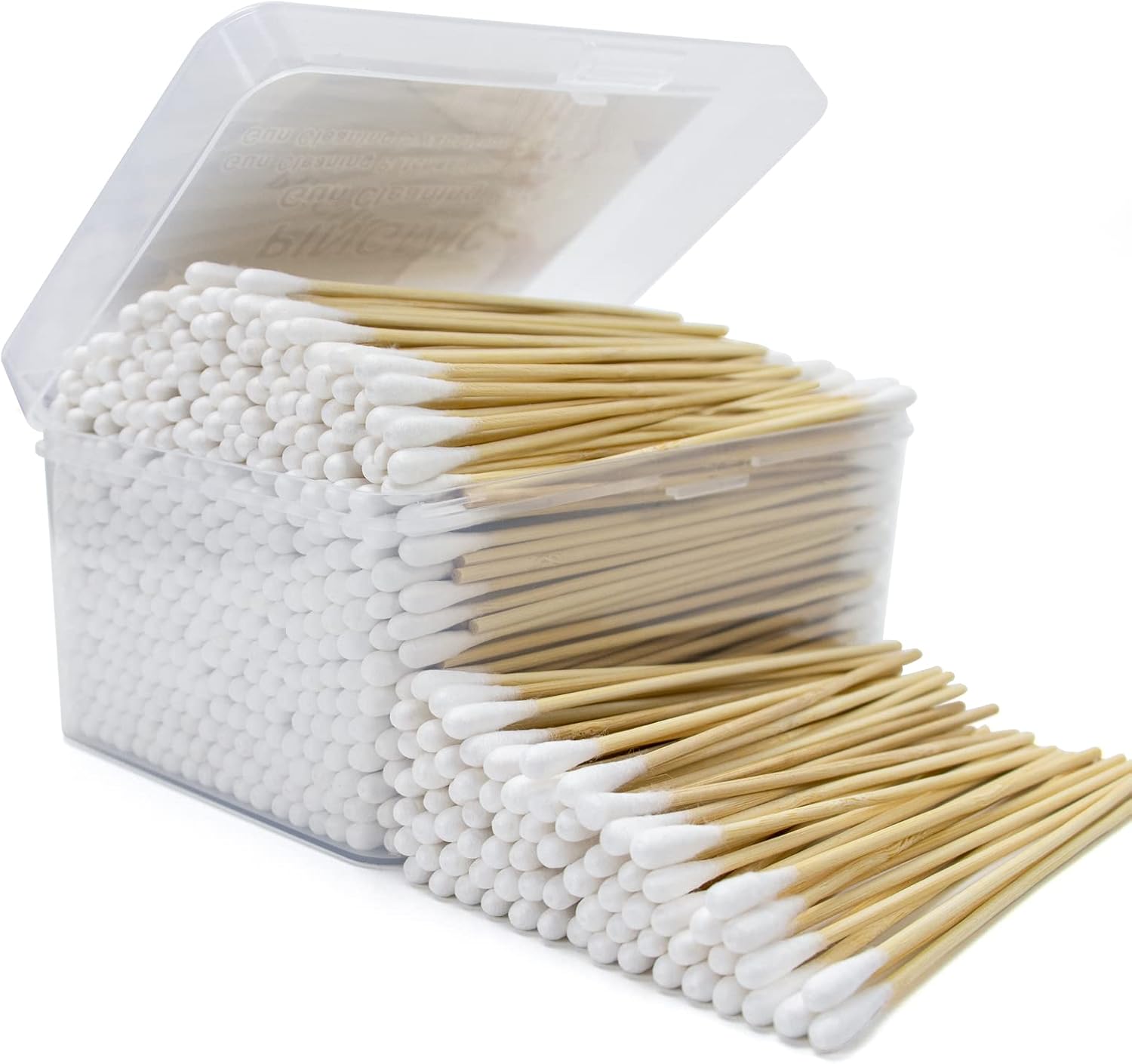 500Ct 6'' Lint Free Long Cotton Swabs Pure Cotton Tips Gun Cleaning