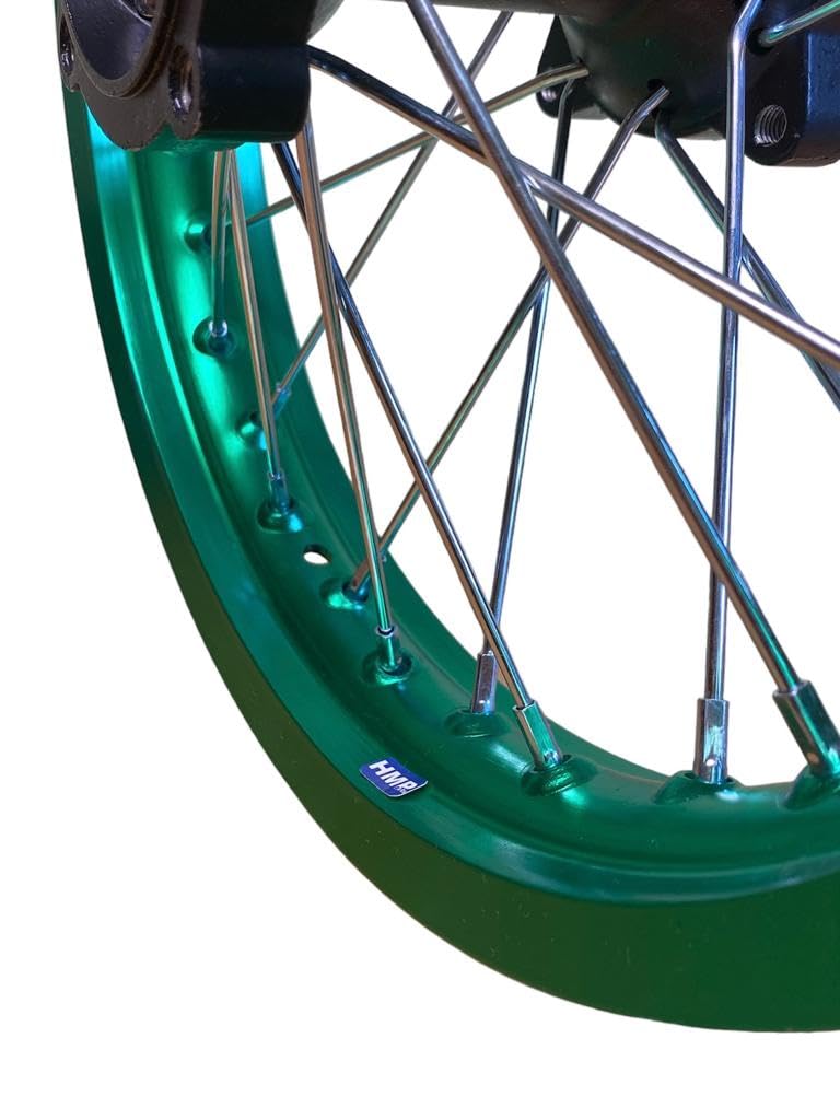 Roue Avant 14" Verte En Aluminium Pour Dirt Bike, Pit Bike | Small MX