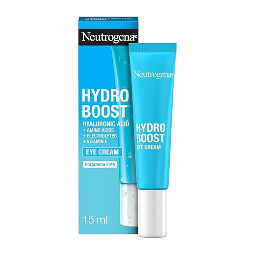 Neutrogena Contorno Ojos Anti-Fatiga Hydro Boost, con Ácido Hialurónico, Hidratación y Frescura, 15 ml