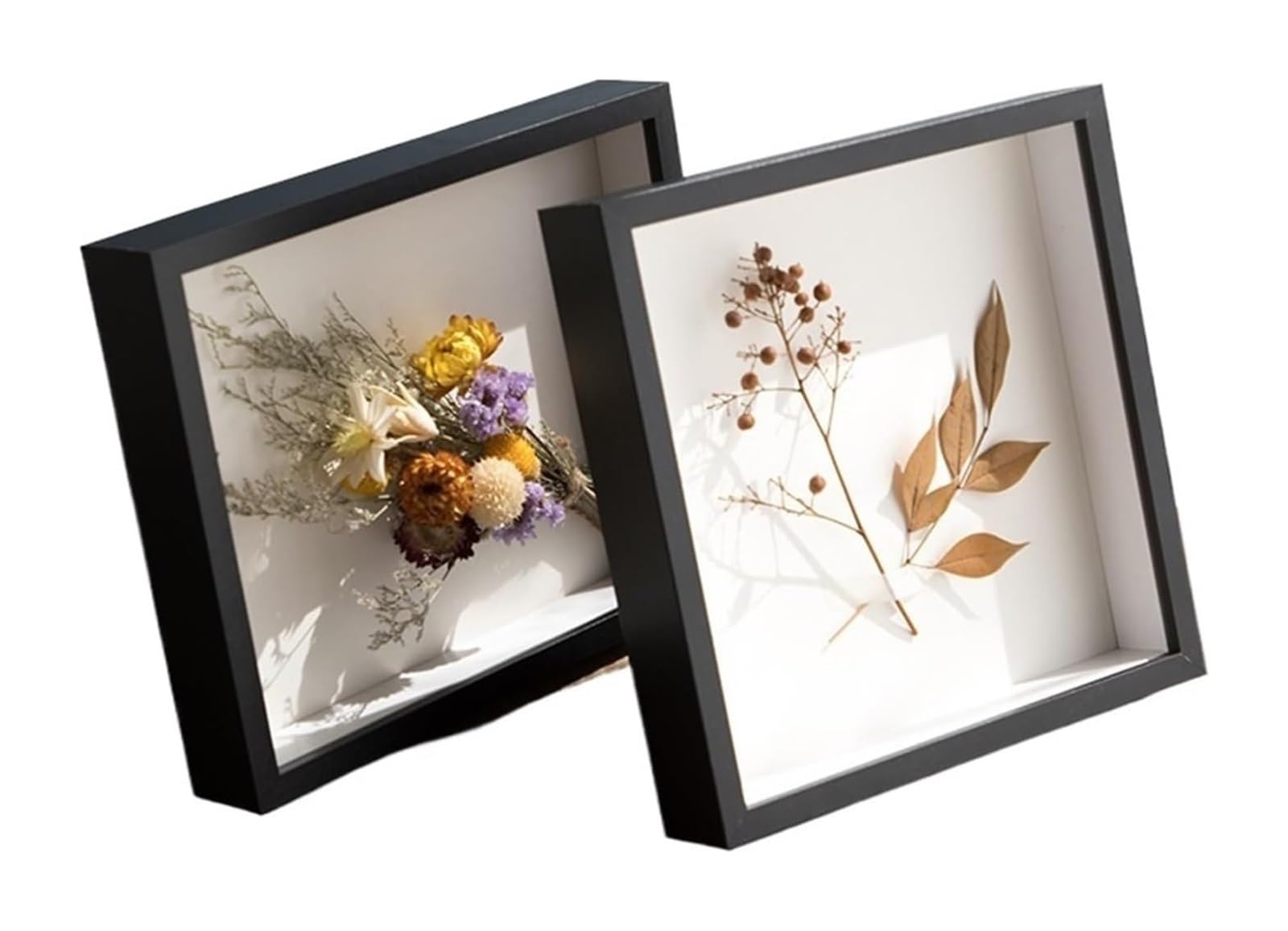 Shadow Box Display, Box Frame Depth 3cm Wooden Shadow Multicolor Multiple Sizes(Color 2,20.3x20.3)