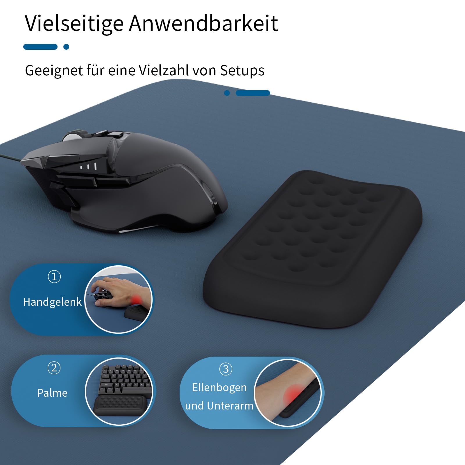 Accessorio per tastiera - poggiapolsi ergonomico