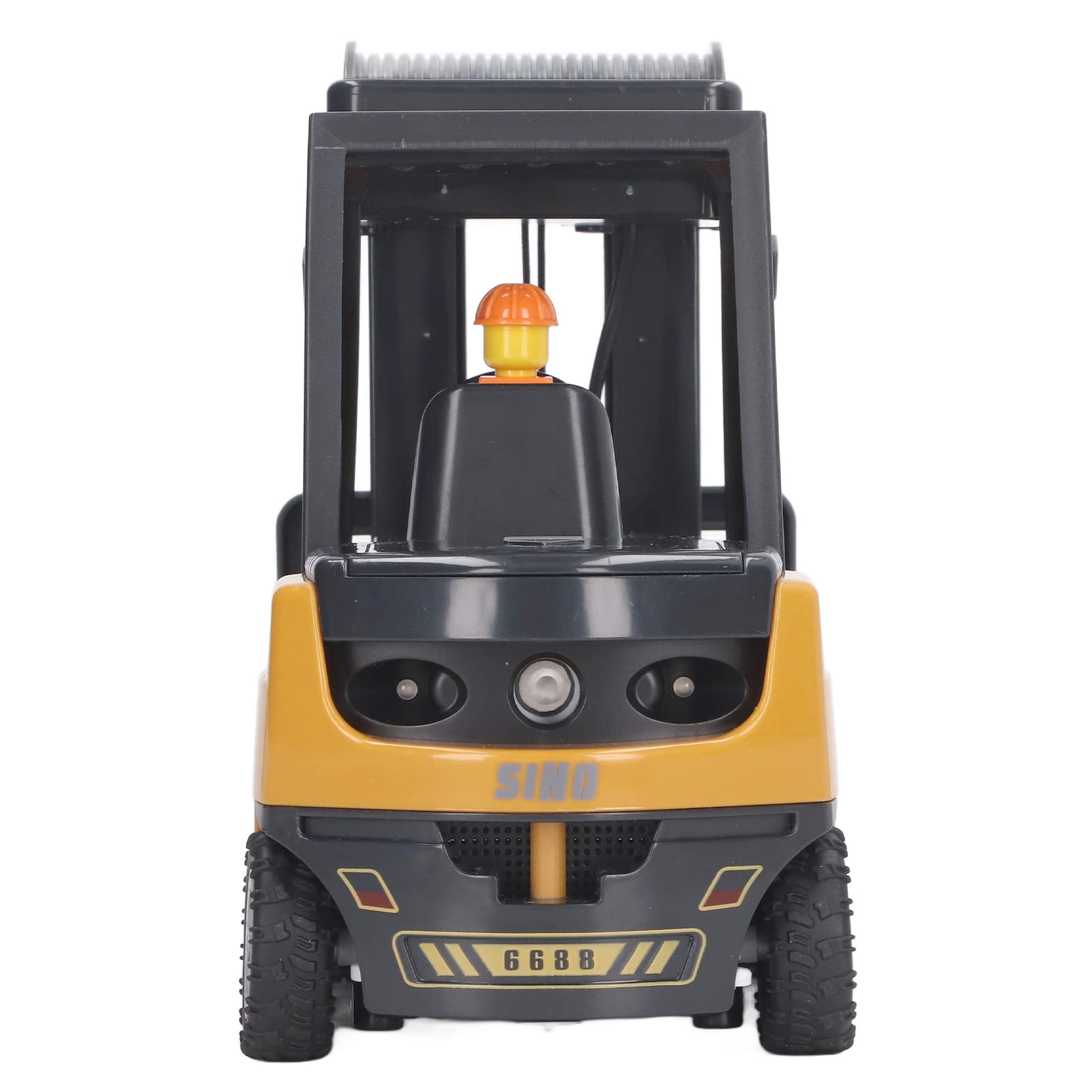 Srliya 1:24 Chariot élévateur télécommandé Professionnel Entièrement Fonctionnel, Son et Lumière, Chariot élévateur en Alliage, Jouet de Construction, Véhicule D'ingénierie pour Enfants