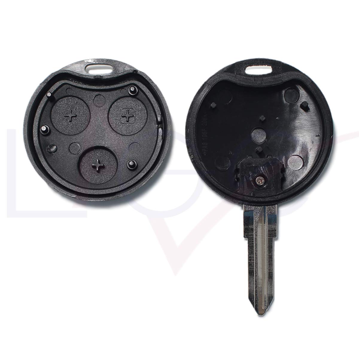 Guscio Chiave Mercedes Benz & Smart - Cover Sostitutiva 3 Pulsanti Per Telecomando Auto (Include 1 Guscio) - Foto 7