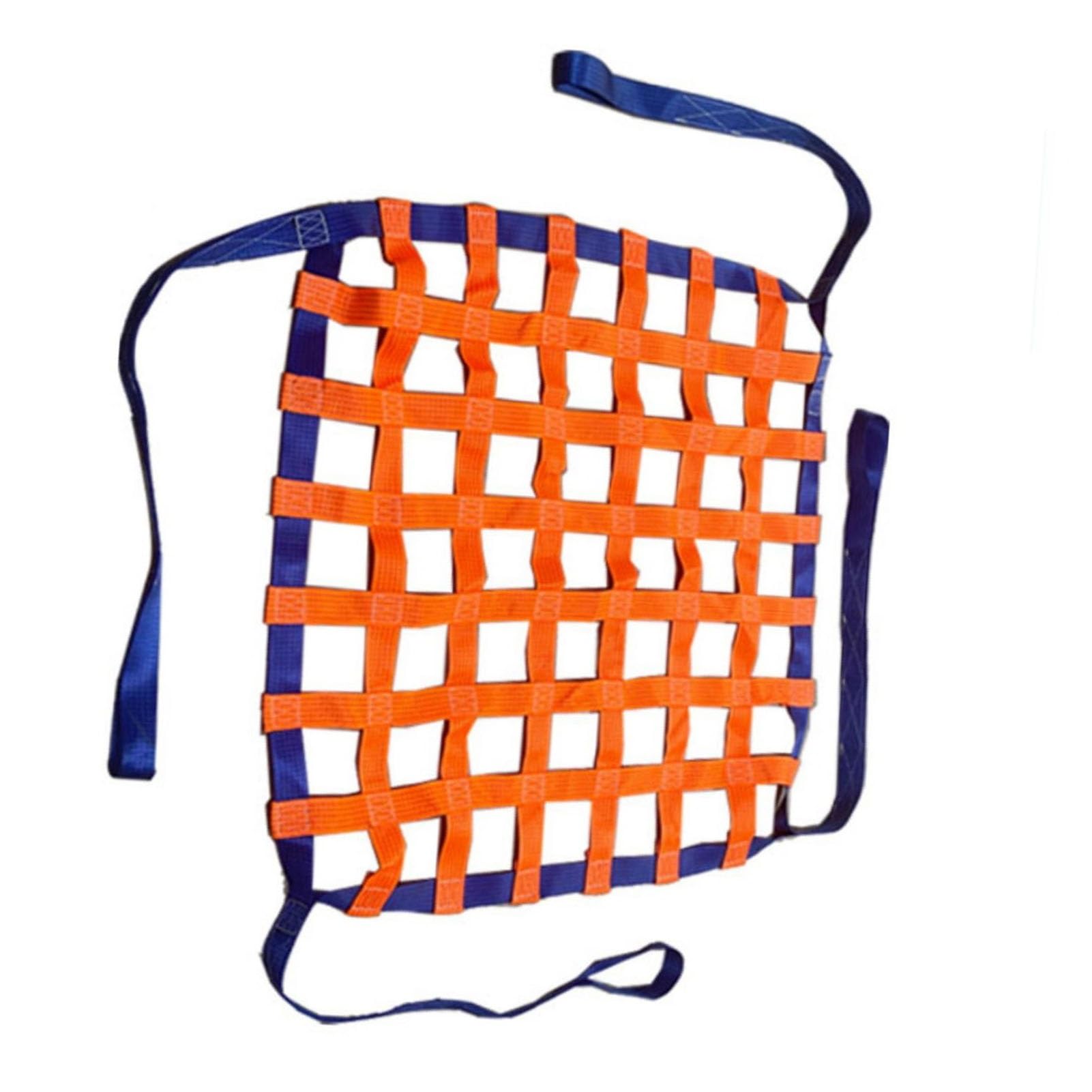 Rete di Sollevamento in Nylon Resistente, Imbracatura di Sollevamento 3x3 m con Maglia Quadrata, sicura per carichi da 0,3 a 3,5 tonnellate, sollevatrice di Oggetti Pesanti Durevole e affida
