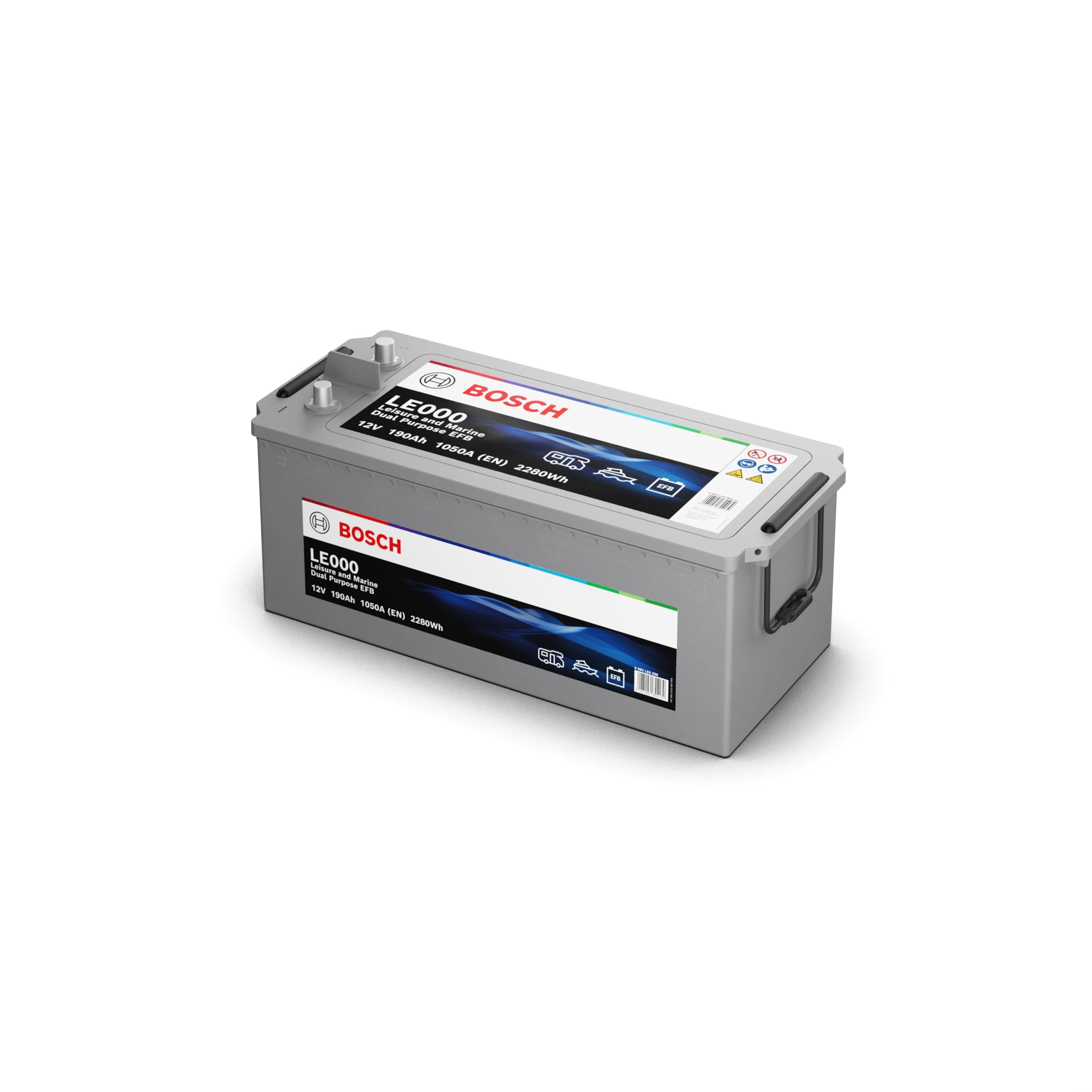 Batterie Bosch LE000 - Série LE EFB - Batterie EFB Décharge Lente - 0092LE0000
