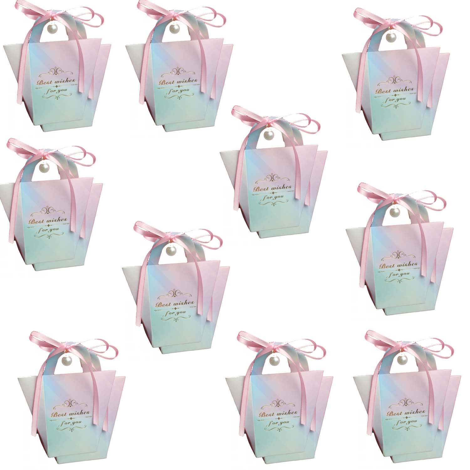 RasuDecor 20Pcs 6.7” Printed Paper Goodie Chocolate Candy Boxes with Pearl and Craft Ribbon Gift Box (17x7x7 CM) Pink Sweet Wedding Birthday Baby Shower Favors Decor #RasuImpex (CandyBoxwPearl-A-20) (B0D46NFGZY) Amazon Price History, Amazon Price Tracker