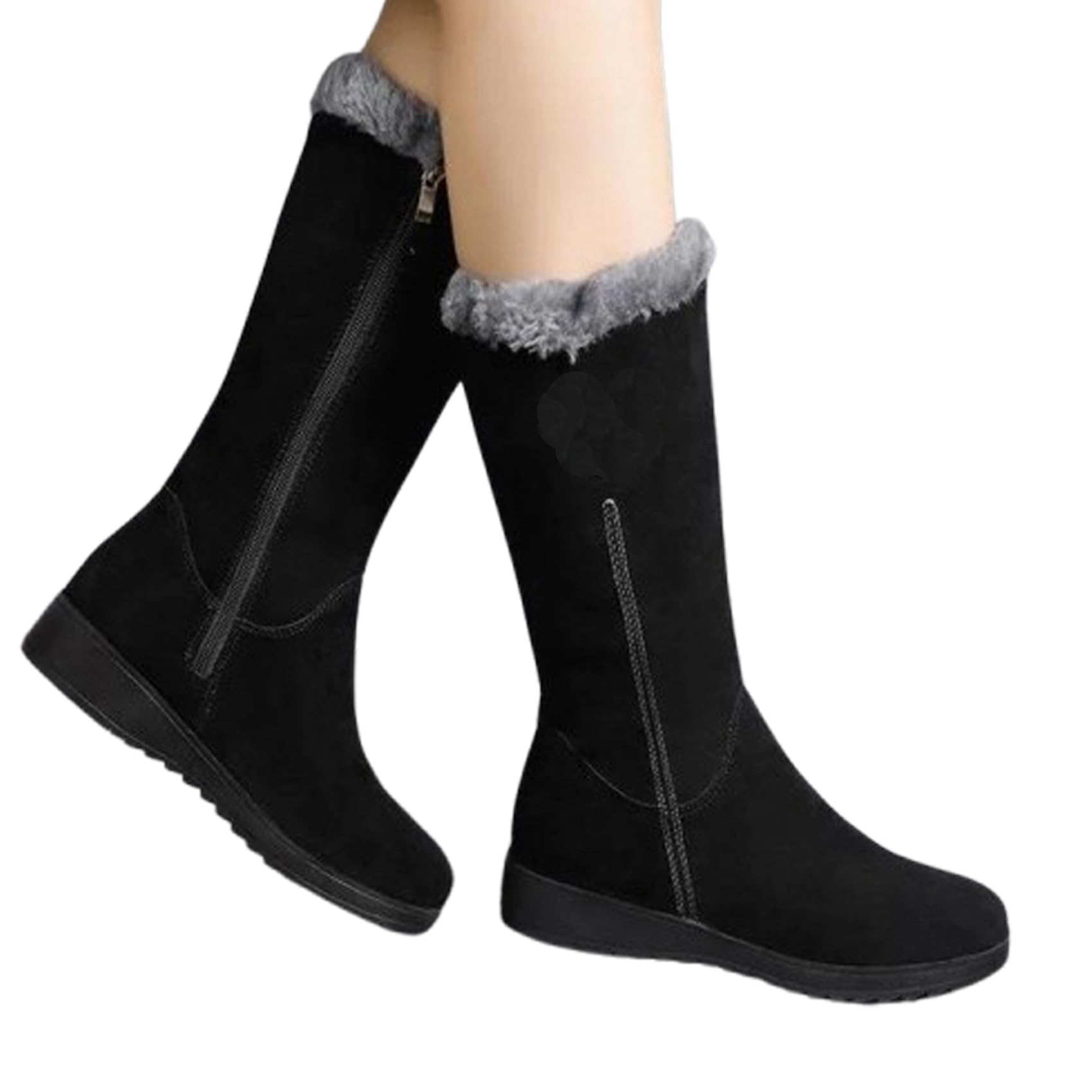 Womens Wide Knee High Boots Fall Boots Black Boots for Women Knee High Boots Boots for Women Fashion