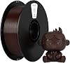 Kexcelled PETG 3D Printer Filament, - 0.03 mm, 1.75 mm, 1 kg Spool 2.2lbs, Fit Most FDM Printer, Upgraded Tidy Winding Tangle-Free, Chocolate