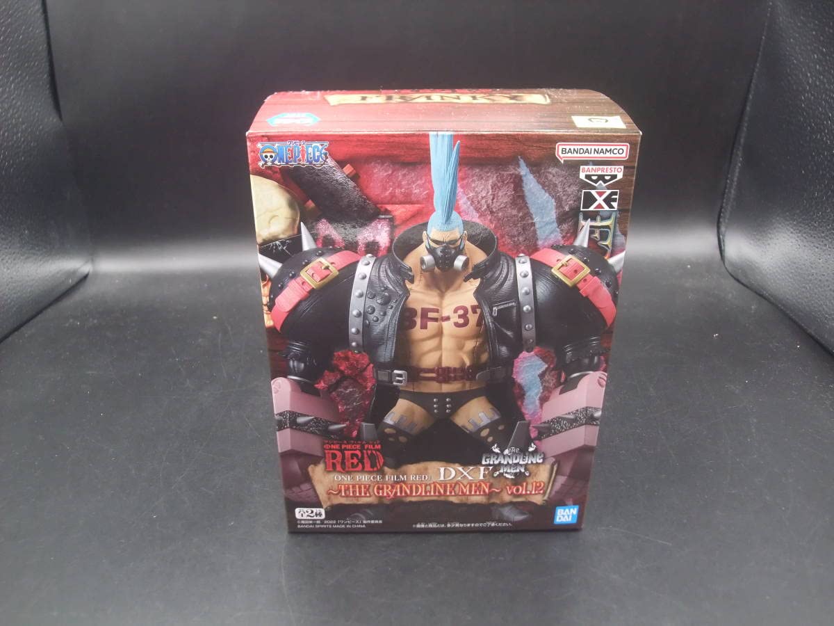 ワンピース FILM RED フランキー フィギュア BANPRESTO ONE PIECE FILM RED DXF THE GRANDLINE MEN vol.12