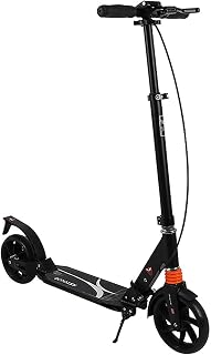 LIYANJJ Glide Scooter Big Wheel Scooter Adjustable Height Handle Lean to Steer Technology Quick-Release Folding System Freestyle Kick Scooter for Boys & Girls