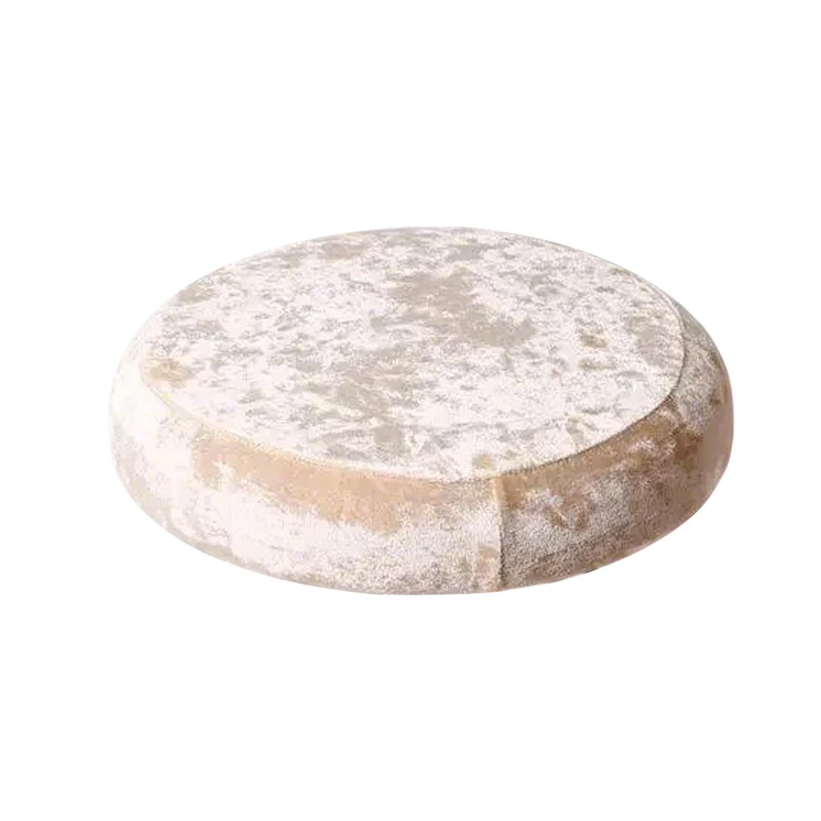Carotoe Champagne Round Stool Slipcover Stretchable Polyeater Fabric Durability Stool Sleeve For Living Room Or Dining Area Decoration Slipcover