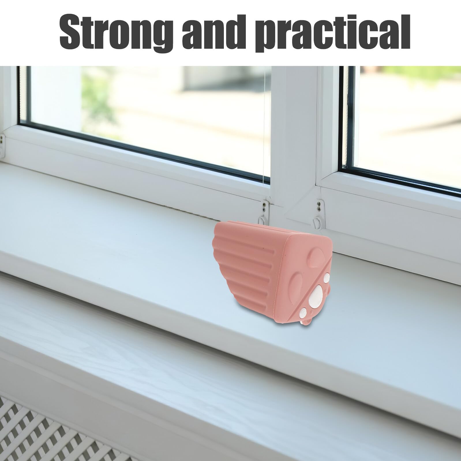 2 Piezas Protector de Esquinas para Ventanas Guardas de Silicona Autoadhesivos Anticolisión para Bordes de Aluminio Protectores de Seguridad para Hogar y Oficina