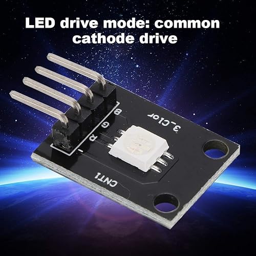 Miniatura 4 de DAOKI 5 unids SMD LED módulo 3 color luz 5050 PWM RGB KY-009 para Arduino MCU frambuesa DIY kit electrónico PCB Junta con cable Dupont