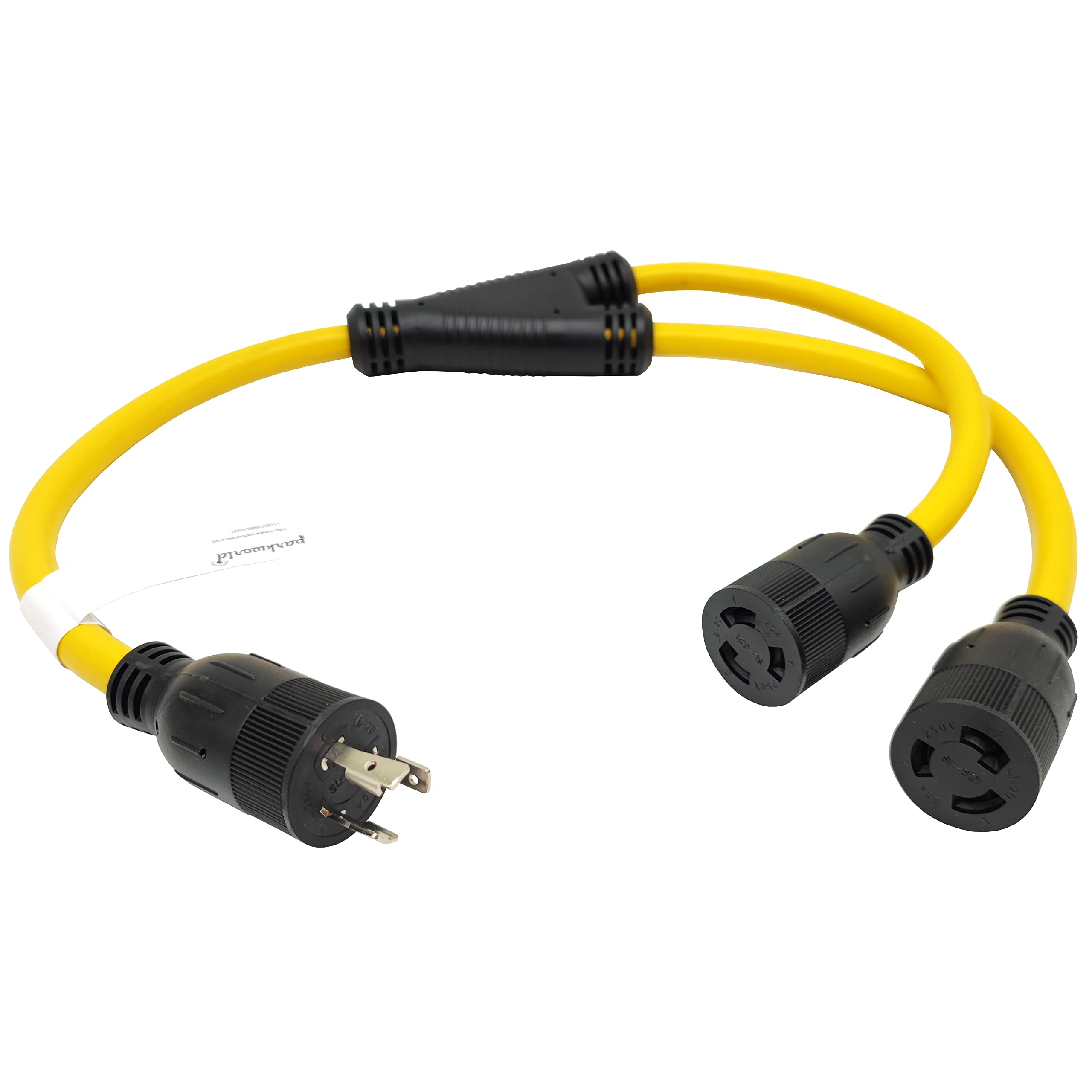 Amazon.com: Parkworld 885187Y NEMA L6-20 Y Splitter Cord for