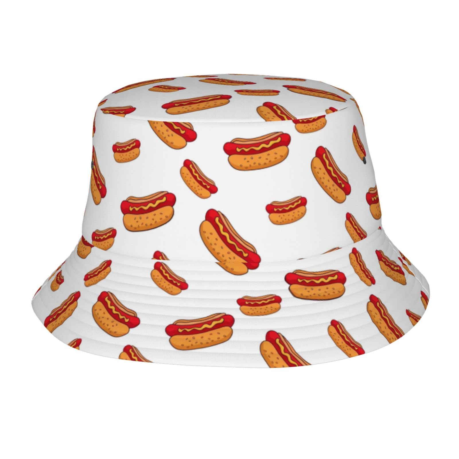 Bucket Hat for Women Men, Summer Print Hat Travel Packable Sun Cap Outdoor Hat for Women and Men
