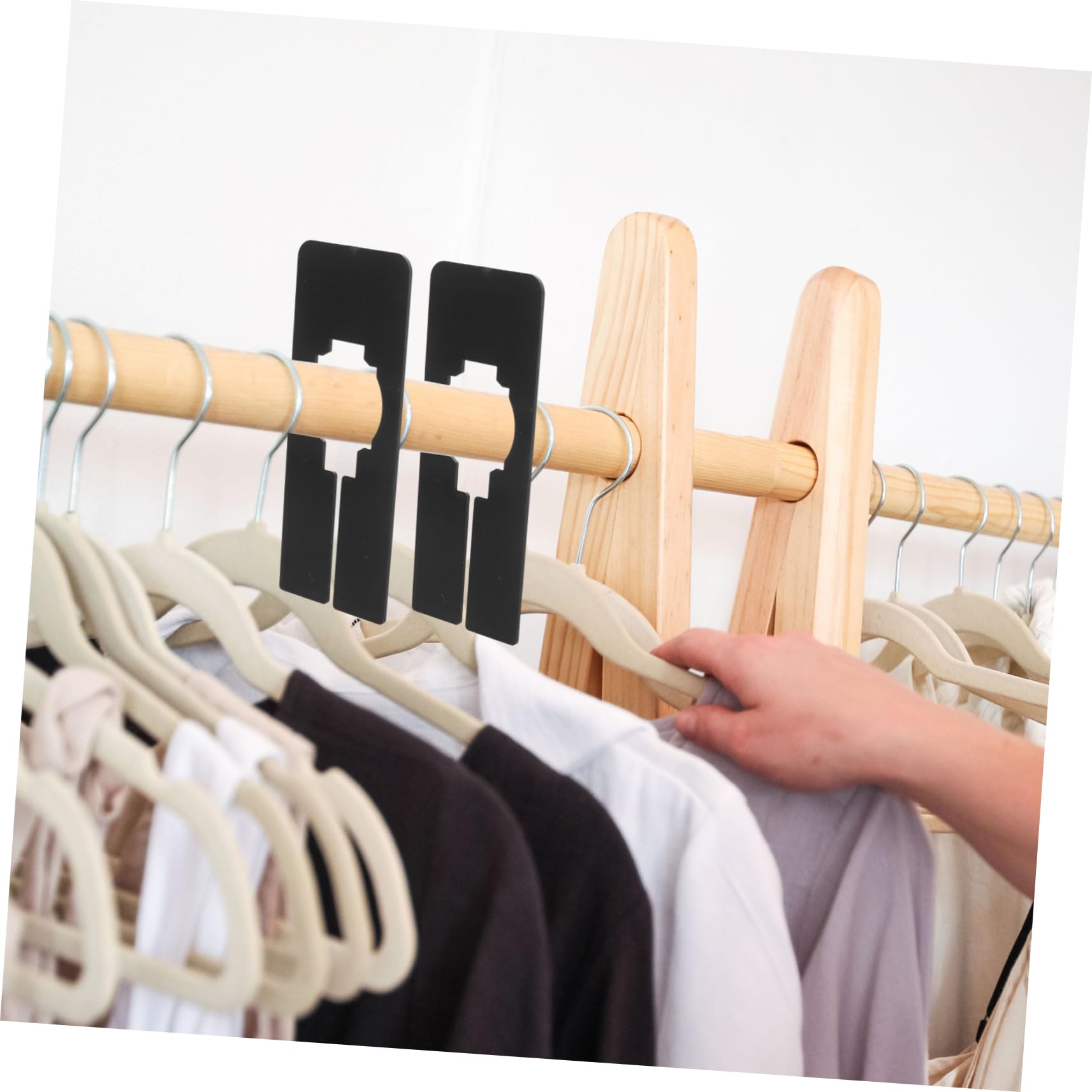 SOLUSTRE 40stücke Größentrenner Kleidergrößenteiler Für Schränke Und Kleiderständer Leicht Und Tragbar Detailreiche Verarbeitung Geeignet Für Kleidung Handtücher Und Bastelarbeiten