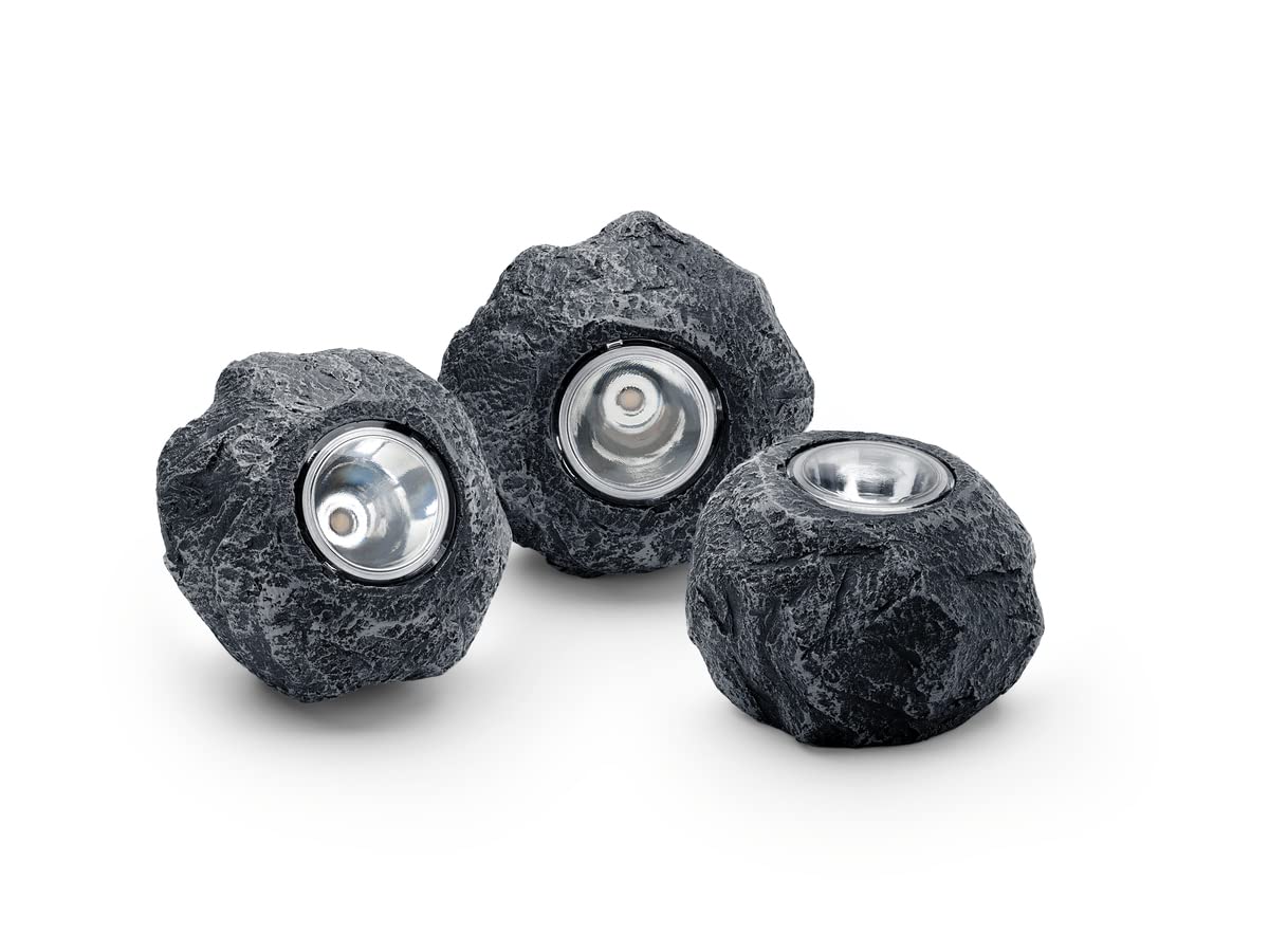 Pontec 87585 PondoStar LED Rocklight zestaw 3, czarny