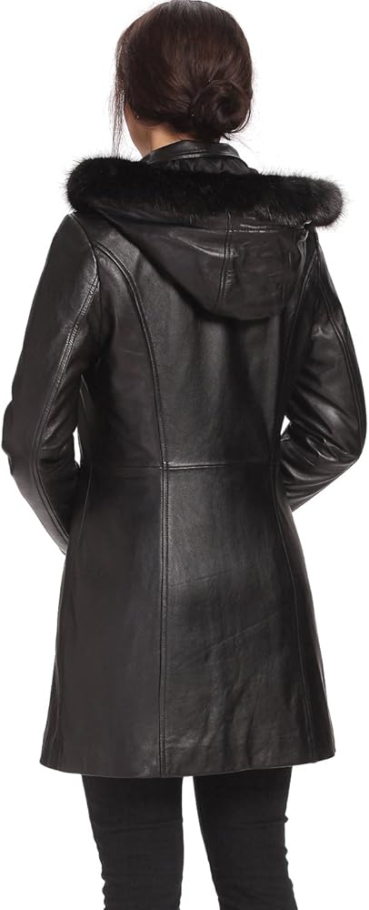 アイレネ　irene Fur hoded leather jacket レザー アイレネ☆IRENE Fur Hooded Leather Jacket - メルカリ