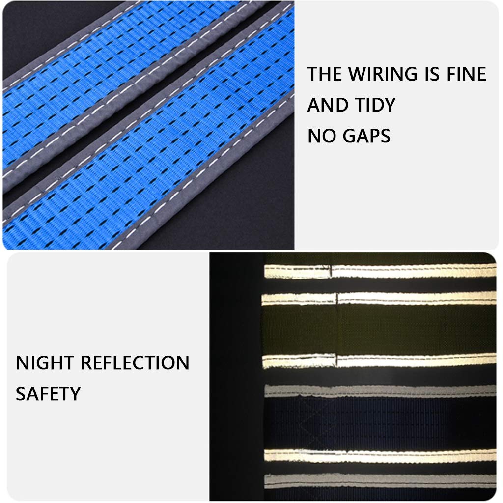 Cinturón de remolque de 10 toneladas (22046 libras), remolque Cuerdas para autos, cuerda de remolque para trabajo pesado 4x4, con 2 ganchos de seguridad (Size : 5m/10t)