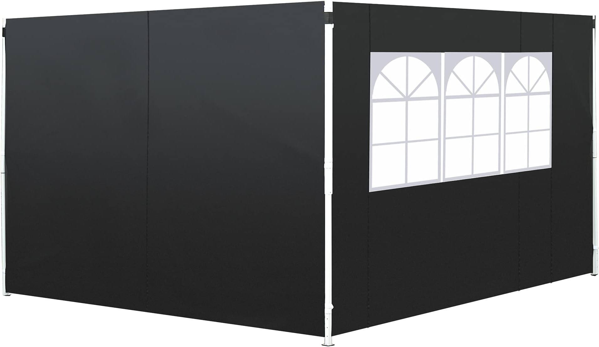 Outsunny Gazebo Side Panels with Window for 3x3(m) or 3x4m Pop Up ...