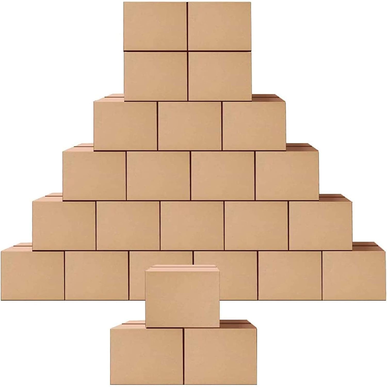 Schliersee Small Shipping Boxes 6x4x4 inch pack of 25 Corrugated Box Mailers