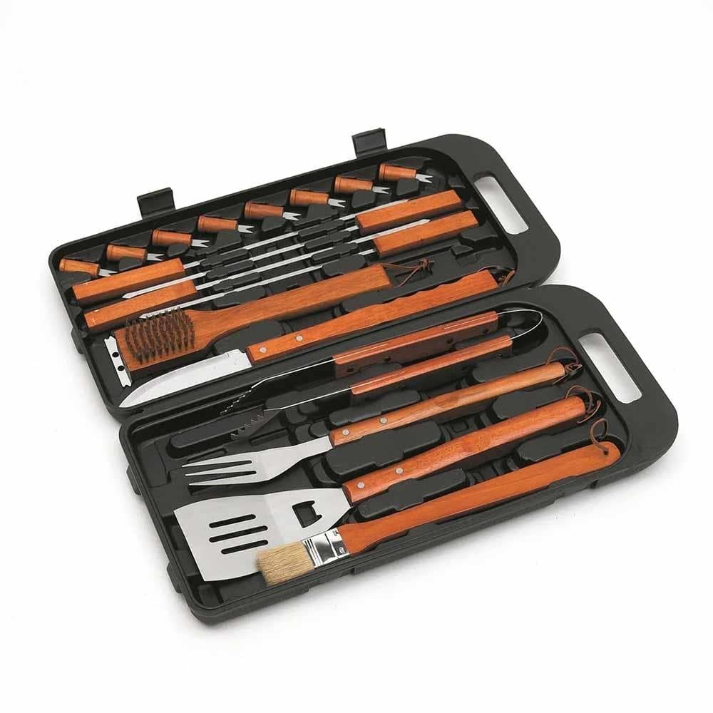 Landmann 13395, Set 18 Utensili con Manico in bambù