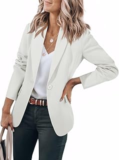 Cicy Bell Womens Blazers Open Front Long Sleeve Suit Jackets Business Casual Outfits