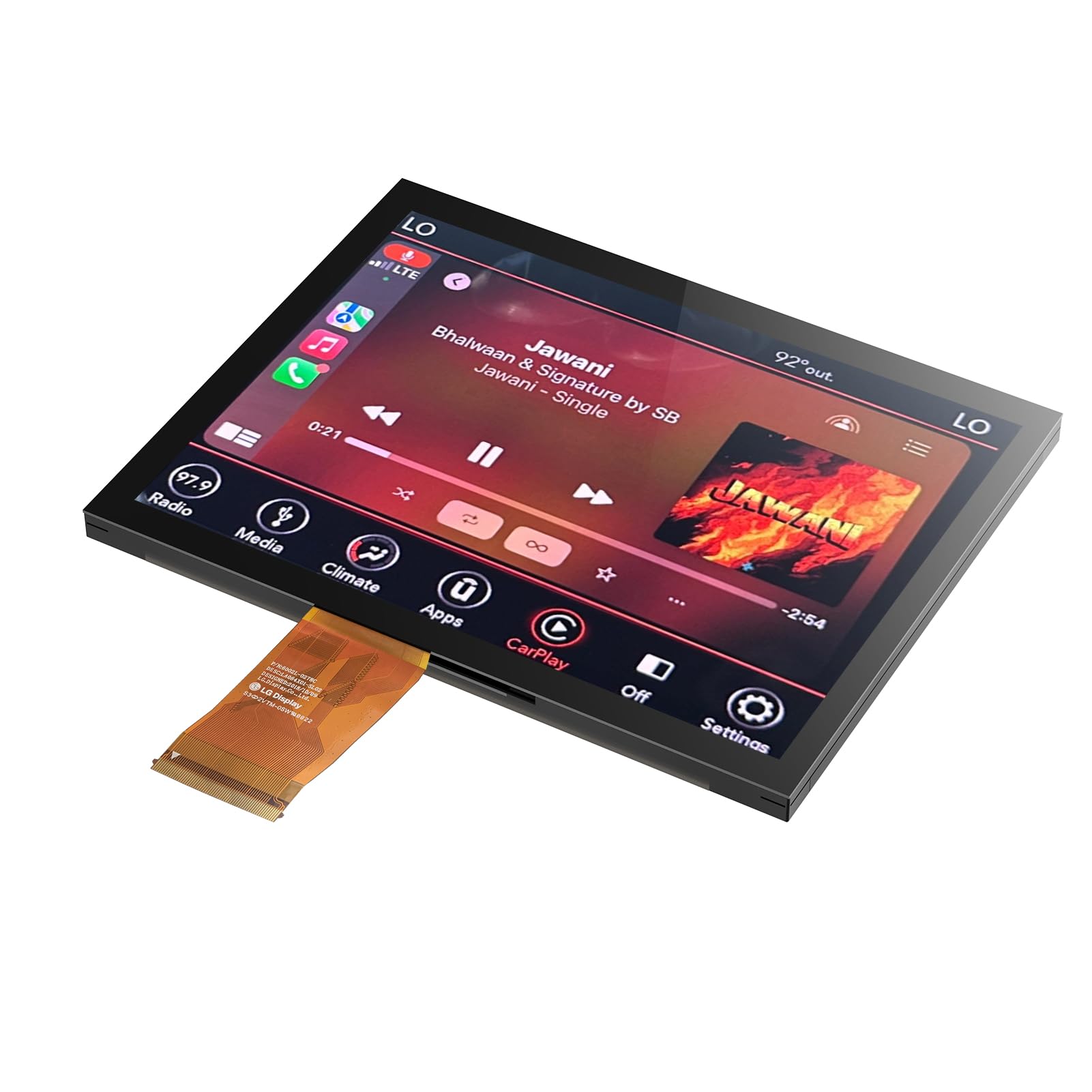 LA084X01(SL)(03) Uconnect 8.4 '' sostituzione schermo aggiornato, 8.4 Uconnect 4C UAQ/UAS Gel Free Display LCD Touch Screen Digitizer sostituzione per 17-22 RAM 1500 2500 3500/Dodge/Jeep/Chrysler