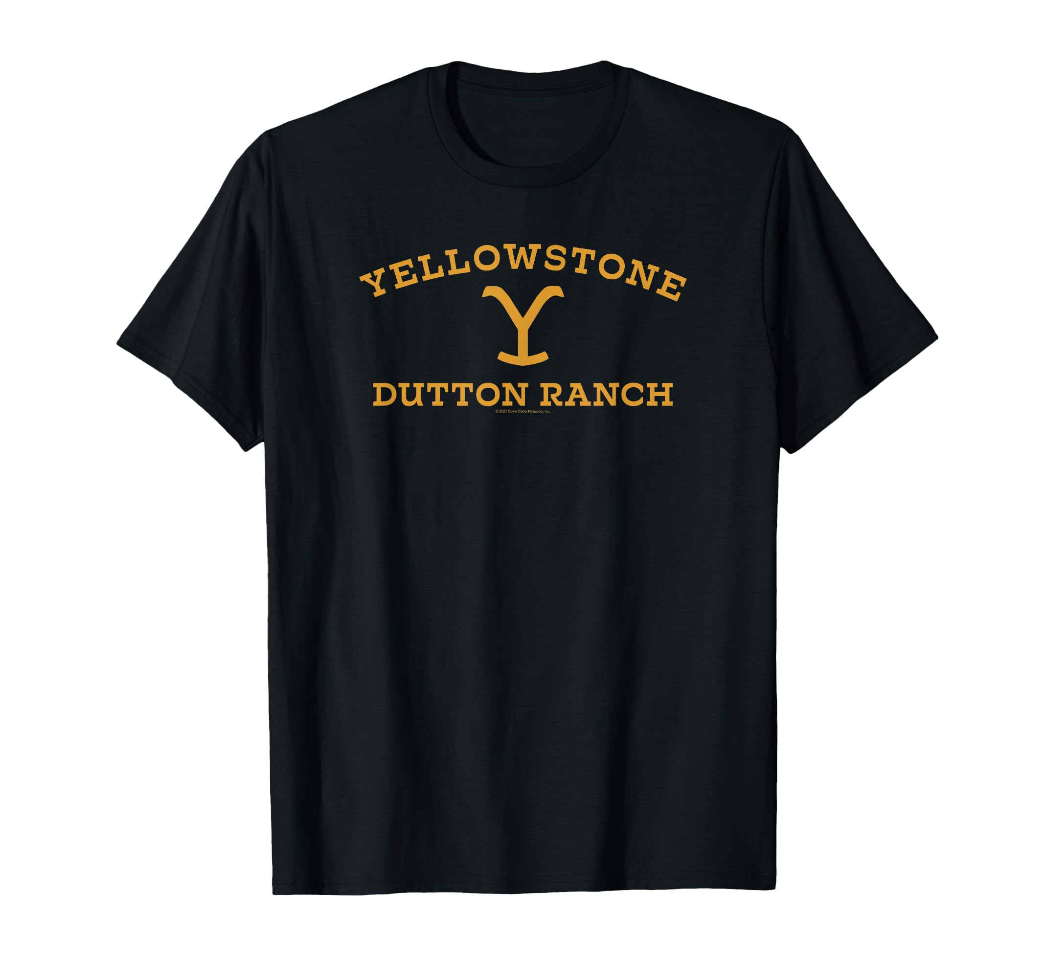 Yellowstone Large Gold Dutton Ranch Logo T-Shirt