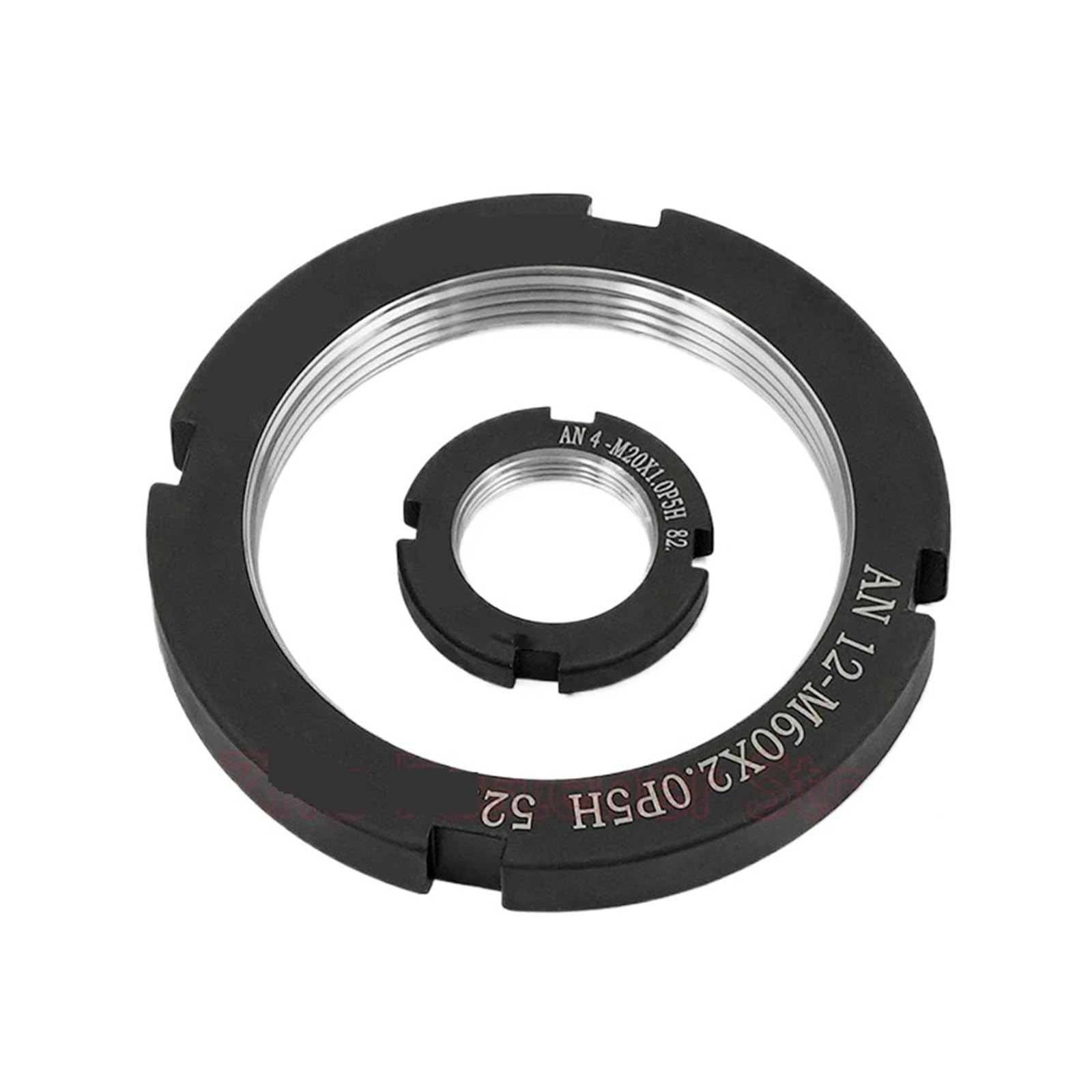 Sicherungsmutter vom Typ AN aus 42CrMo-Stahl | M17-M140: zur Verriegelung der Kugelumlaufspindel(AN-M140x2.0)